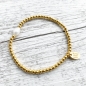 Mobile Preview: Armband "Golden Pearl" 925er Sterlingsilber